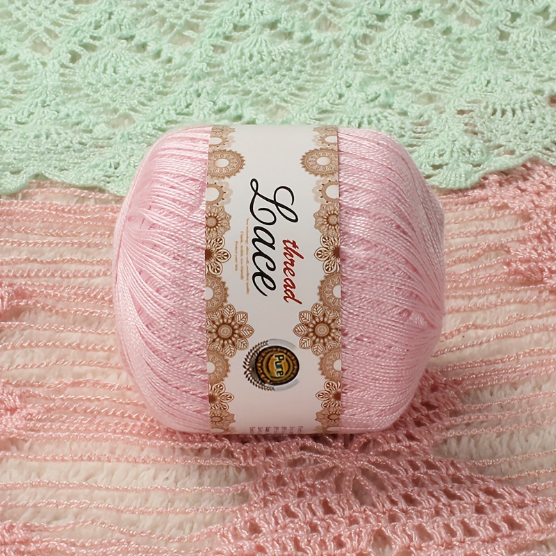 Buy LE PAON 1000Yard Pearl Cotton Size 8 Crochet Thread 50g Cotton