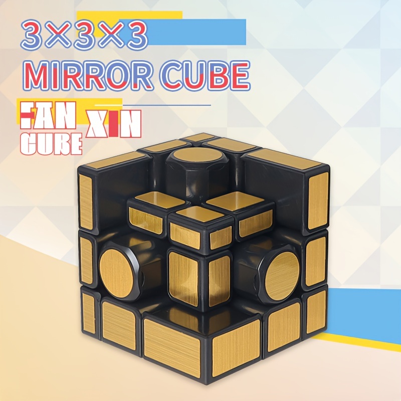 Cube Magique 3x3x3, Miroir Magnétique, Jeu De Puzzle, Jouets Pour Enfants  Et Adultes, À Résoudre Par Forme - Temu France