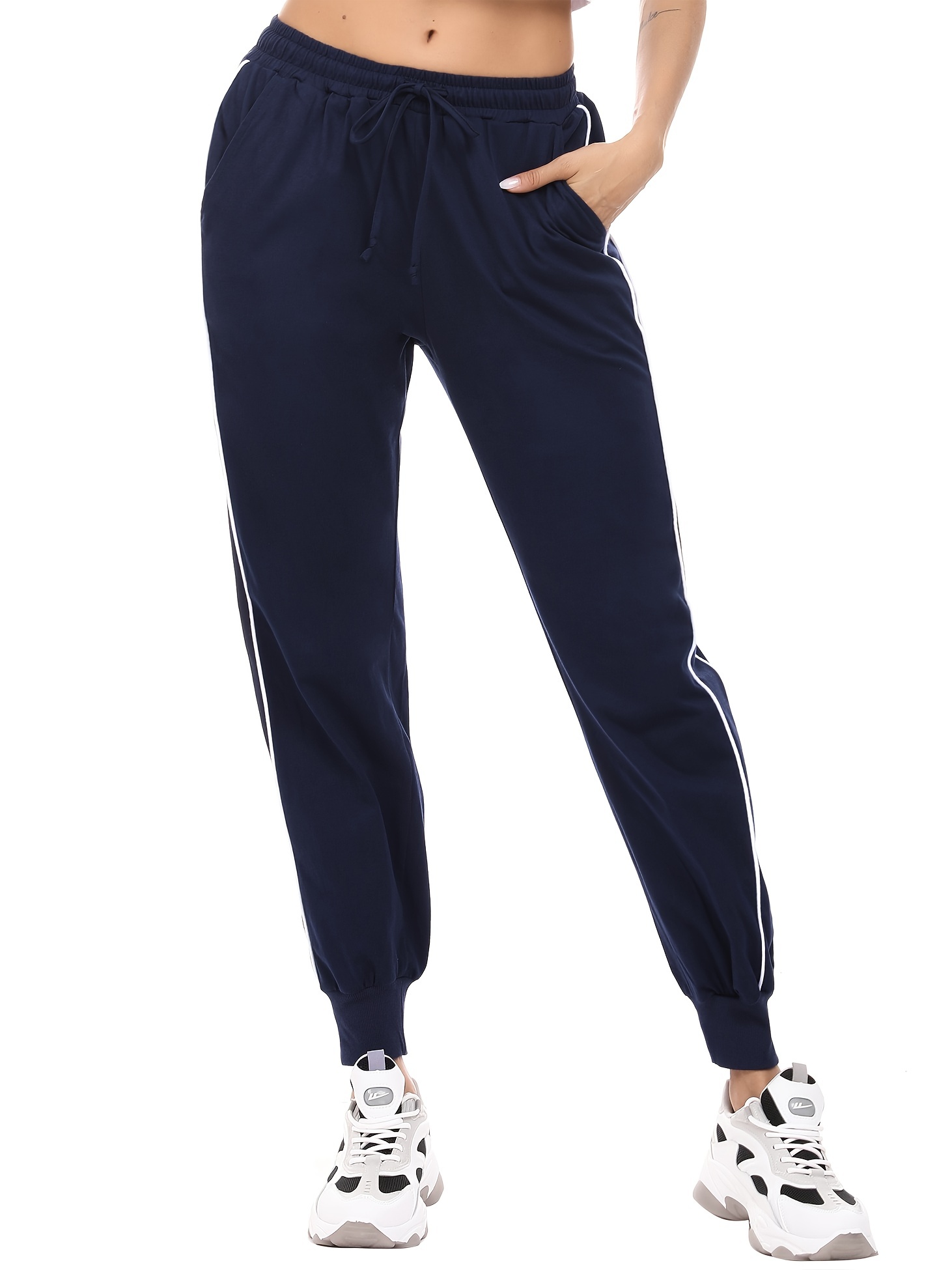 Workout Yoga Running Athletic Joggers Bolsillos Pantalones - Temu Spain