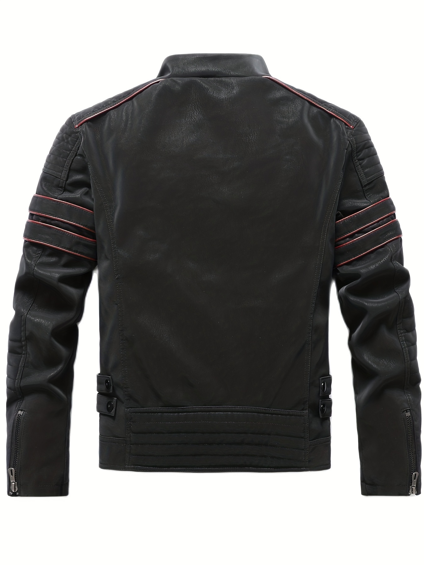  Chaqueta para hombre Chaquetas de hombre Chaquetas negras  Outwear Hombre Otoño Casual Chaqueta Biker, Negro - : Ropa, Zapatos y  Joyería