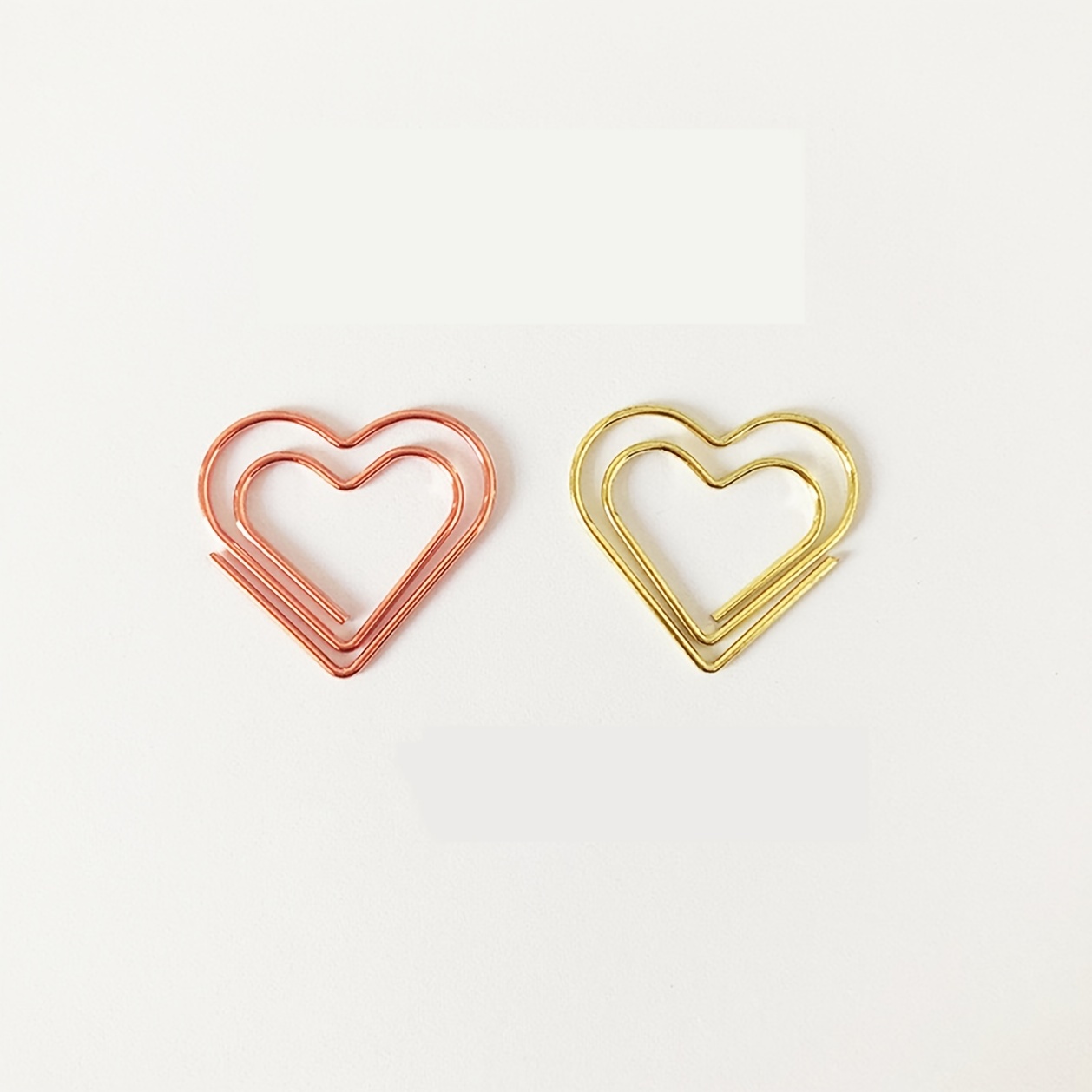 Heart Shaped Paper Clips, Decorative Wedding Paper Clips