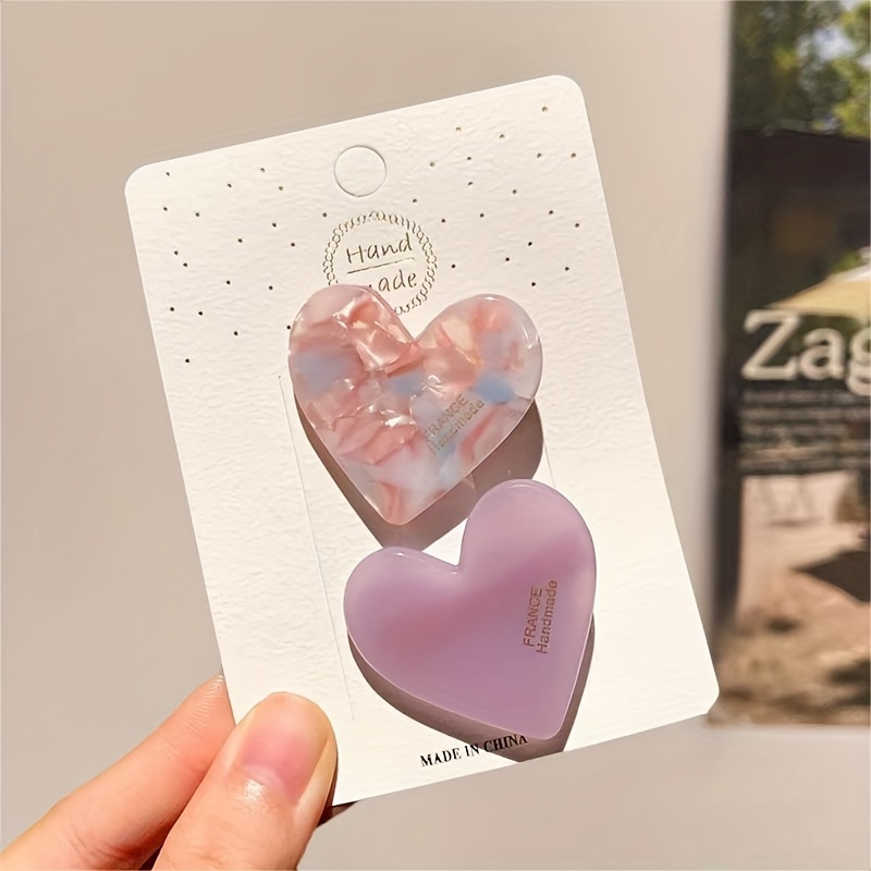 ヘアアクセサリー POTETE limited heart clip coffee POTETE limited heart clip coffee ヘアアクセサリー