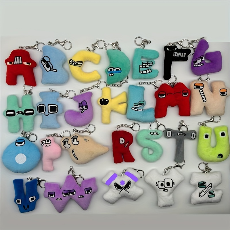 8/33pcs Russian Alphabet Lore Plush Russian Letter Plush Toys Set