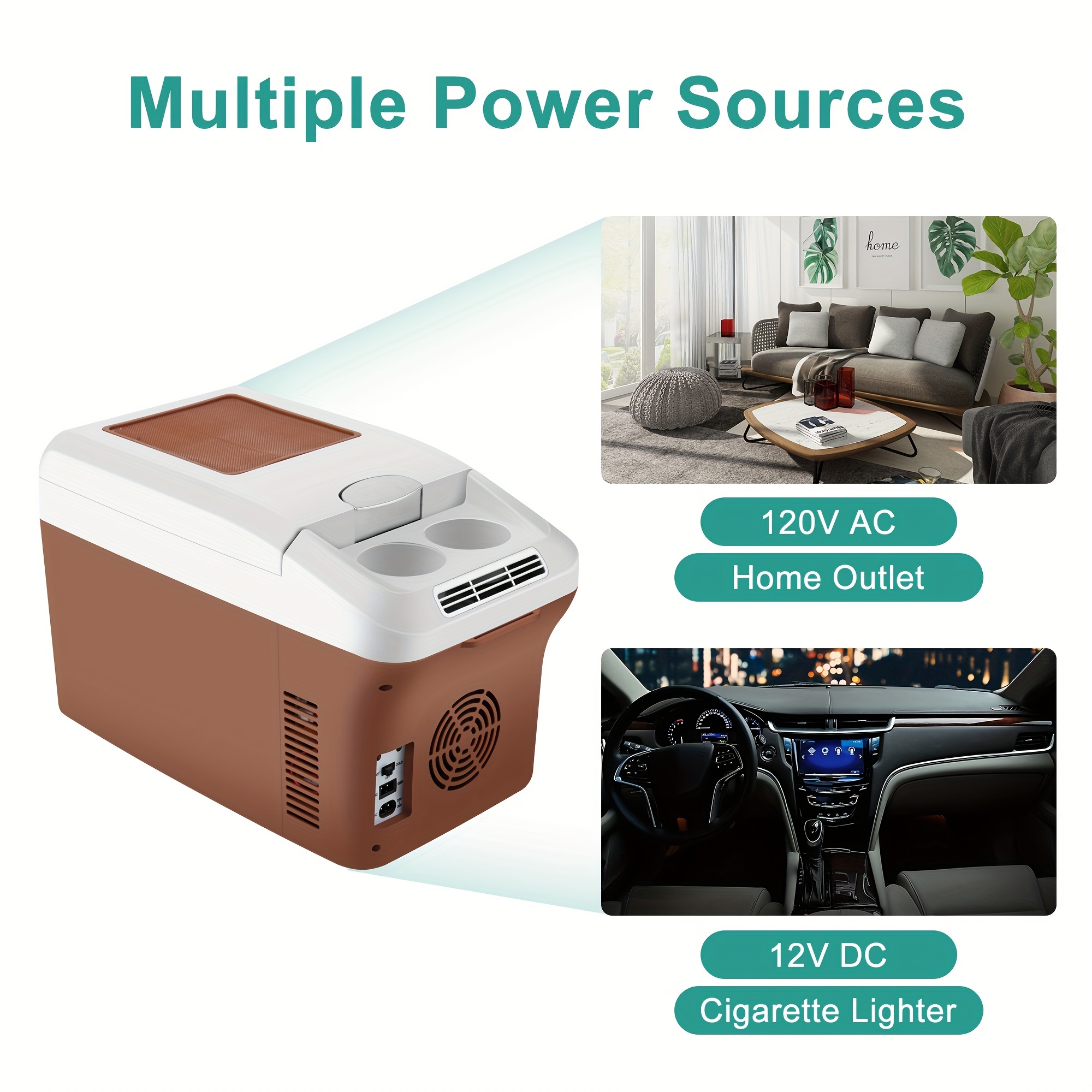 12L Car Refrigerator Car Home Dual-use 12V/120V With ETL Certification, Can  Be C