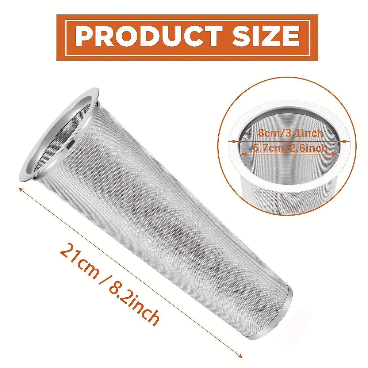 Food Grade 304 Stainless Steel Filter Infuser For Cold Brew - Temu