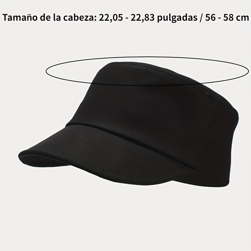 Gorra Béisbol Moda Solo Color Sólido, Sombrero Sol, Sombrero Verano Casual, Gorra  Plana Jóvenes Visera - Joyería Accesorios - Temu