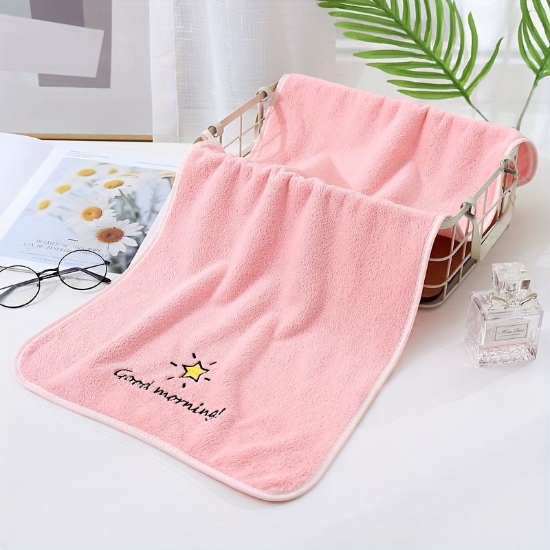 Wiping Hand Cloth, Cute Cartoon Hangable Hand Towels, Super Absorbent Soft  Coral Velvet Towels, Kitchen Supplies - Temu