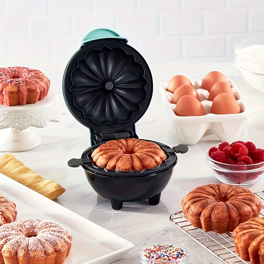 mini donut maker mini pancakes maker machine Double-sided heating 16 holes  maquina para hacer minidonas Portable donut maker with non-stick surface
