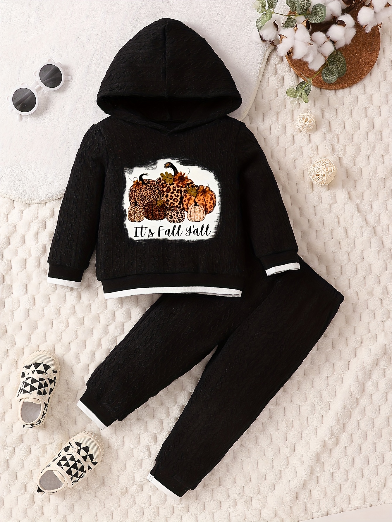 Baby Girl Fall Clothes Baby Fall Outfit Black Tops -  Israel