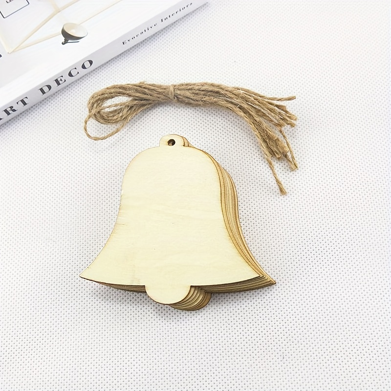 Christmas Bell Wood Cut out Shape, Wooden Bell - Unfinished, DIY Wood  Blank, Christmas wood blank, Wood Crafts, Holiday Ornaments