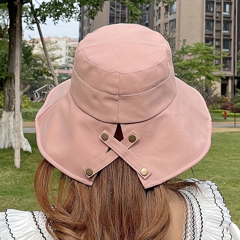 Womens Fisherman Hat Cross Strap Versatile Sunscreen Fashion