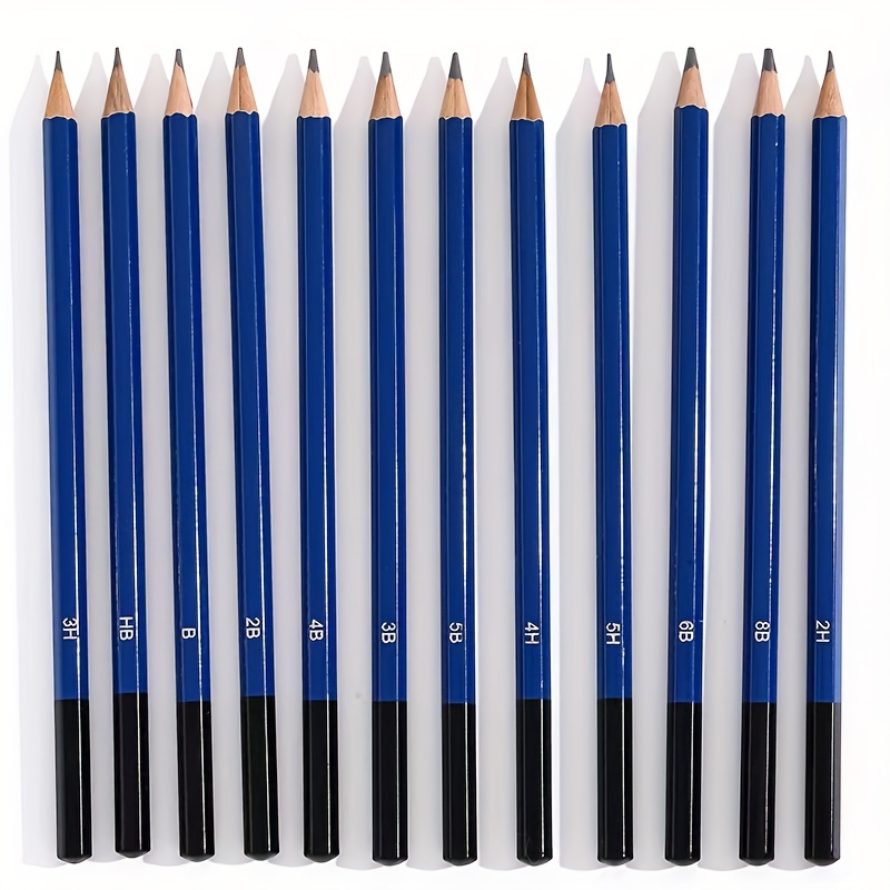 12PCS Drawing Pencil Set Professional Art Sketching Pencils Tool Colored  Pencils Painting Art Stationery Kids Beginner
