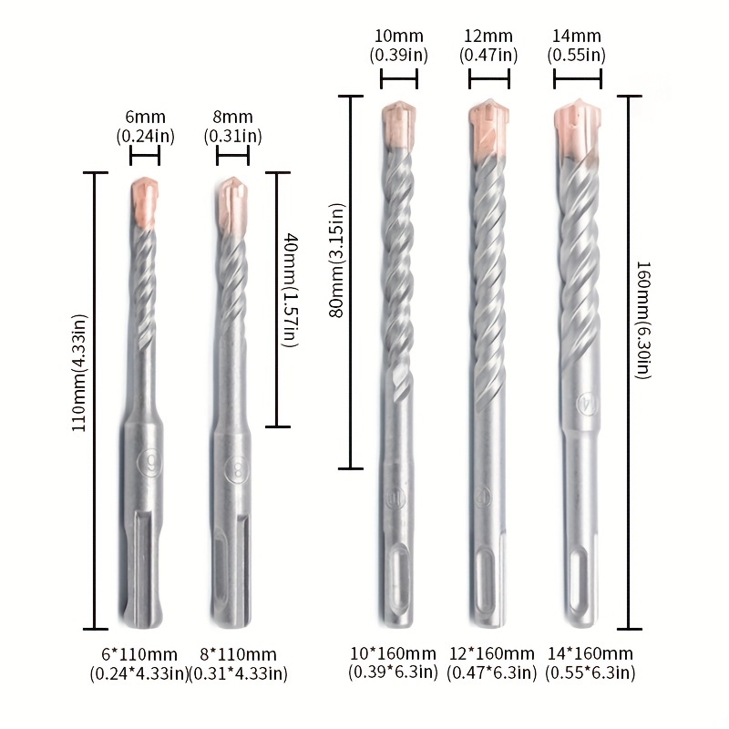 Rotary Hammer Drill Bits SDS Max Carbide Cross Drill Bit Fits for