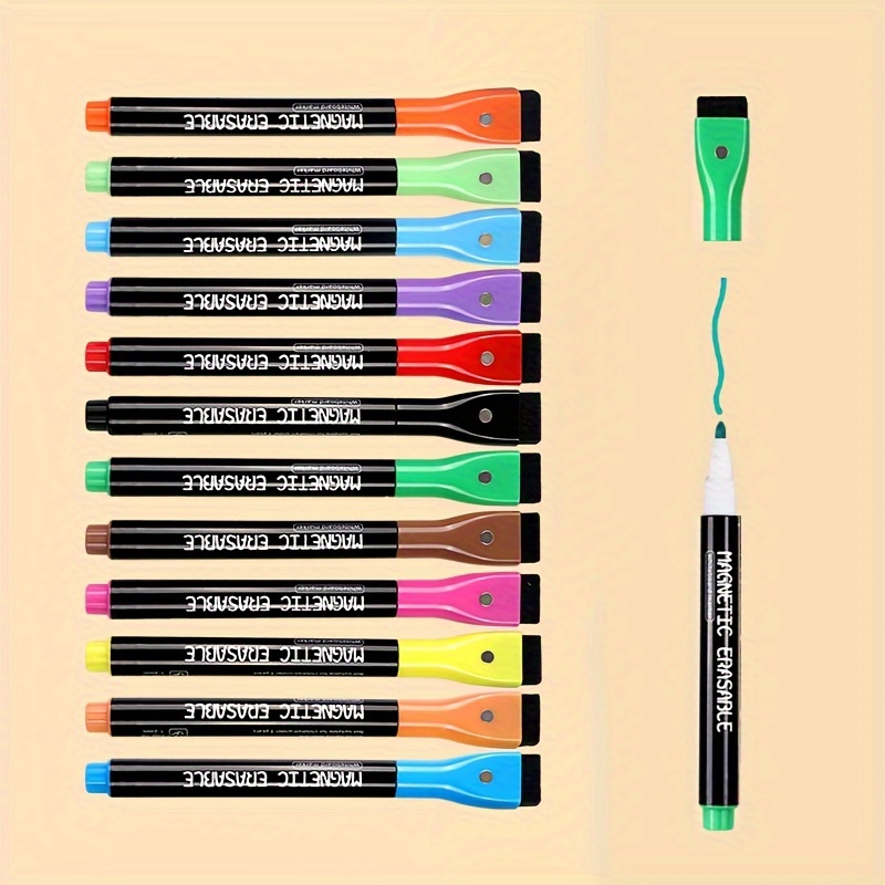 Dry Erase Markers Fine Tip 7 Colors Magnetic Whiteboard - Temu