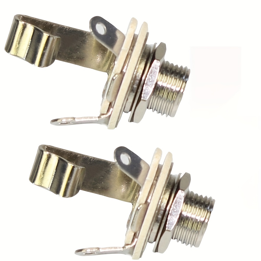 Female Ts Mono Panel Mount Jack Patch Cables Snakes Ts Temu