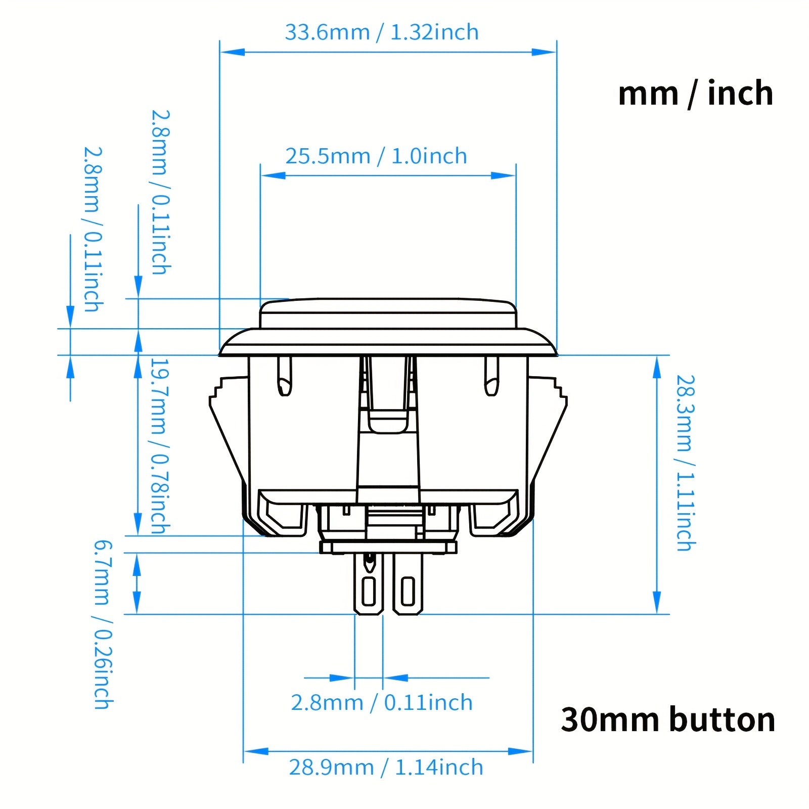 Qanba Gravity KS 30/24mm buttons