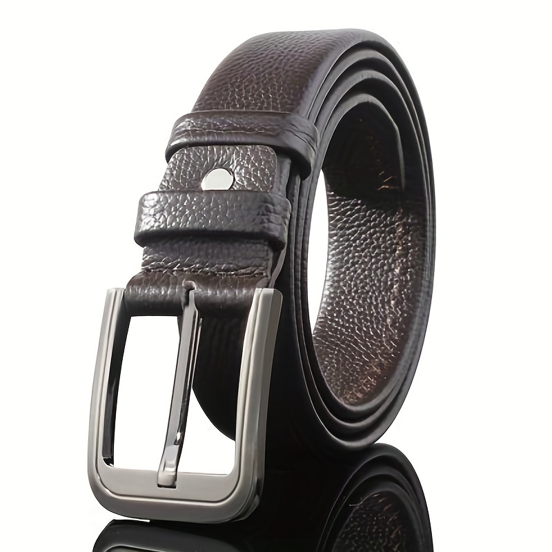 Men PU Leather Patterns Belt Husband Boyfriends Birthday
