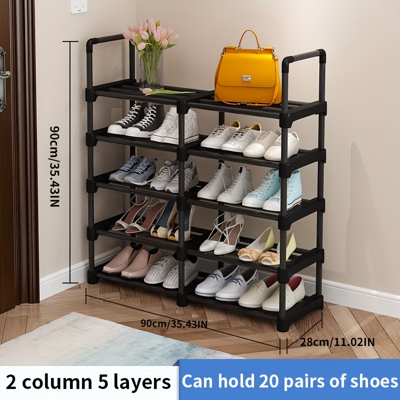 Simple Shoe Storage Rack, Household Multi-layer Shoe Rack, Bedroom Floor  Standing Storage Rack, Indoor Shoe Storage Supplies, Apartment Large  Capacity And Space Saving Shoe Storage Organizer - Temu