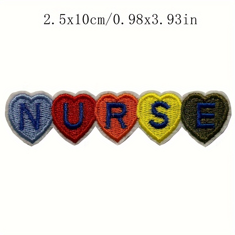 Embroidery Stickers Nurse's Day Cartoon Anime Love Stickers - Temu