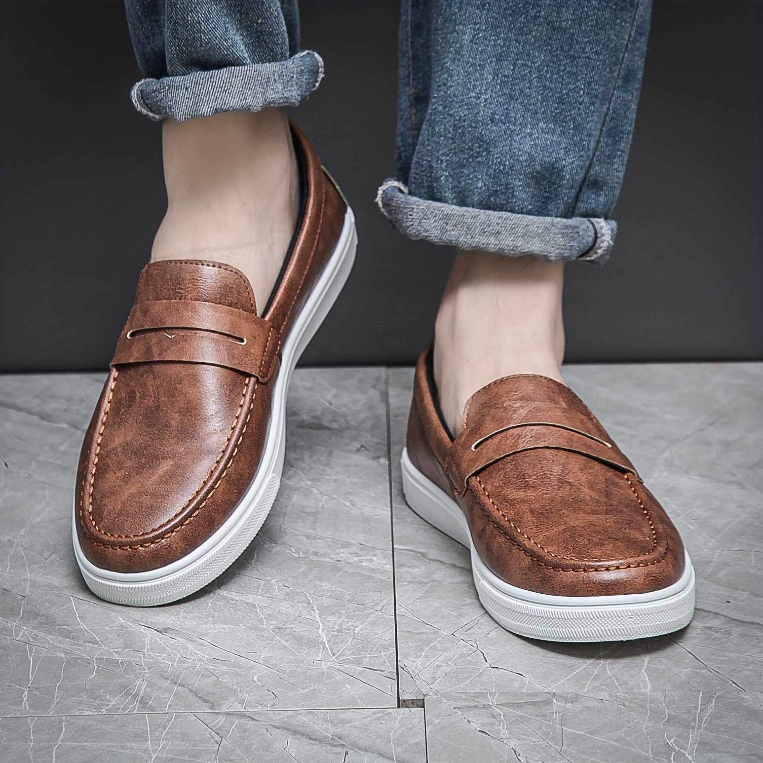 Stylish on sale loafers mens