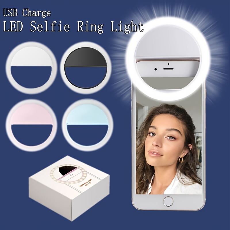 USB LED Selfie Ring Light Telefono Portatile Fotografia Luci Smartphone  Computer Selfie Miglioramento Della Lampada Di Riempimento Da 1,79 €