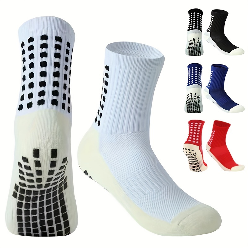 Anti Slip Football Socks Grip Pads Breathable Sweat - Temu