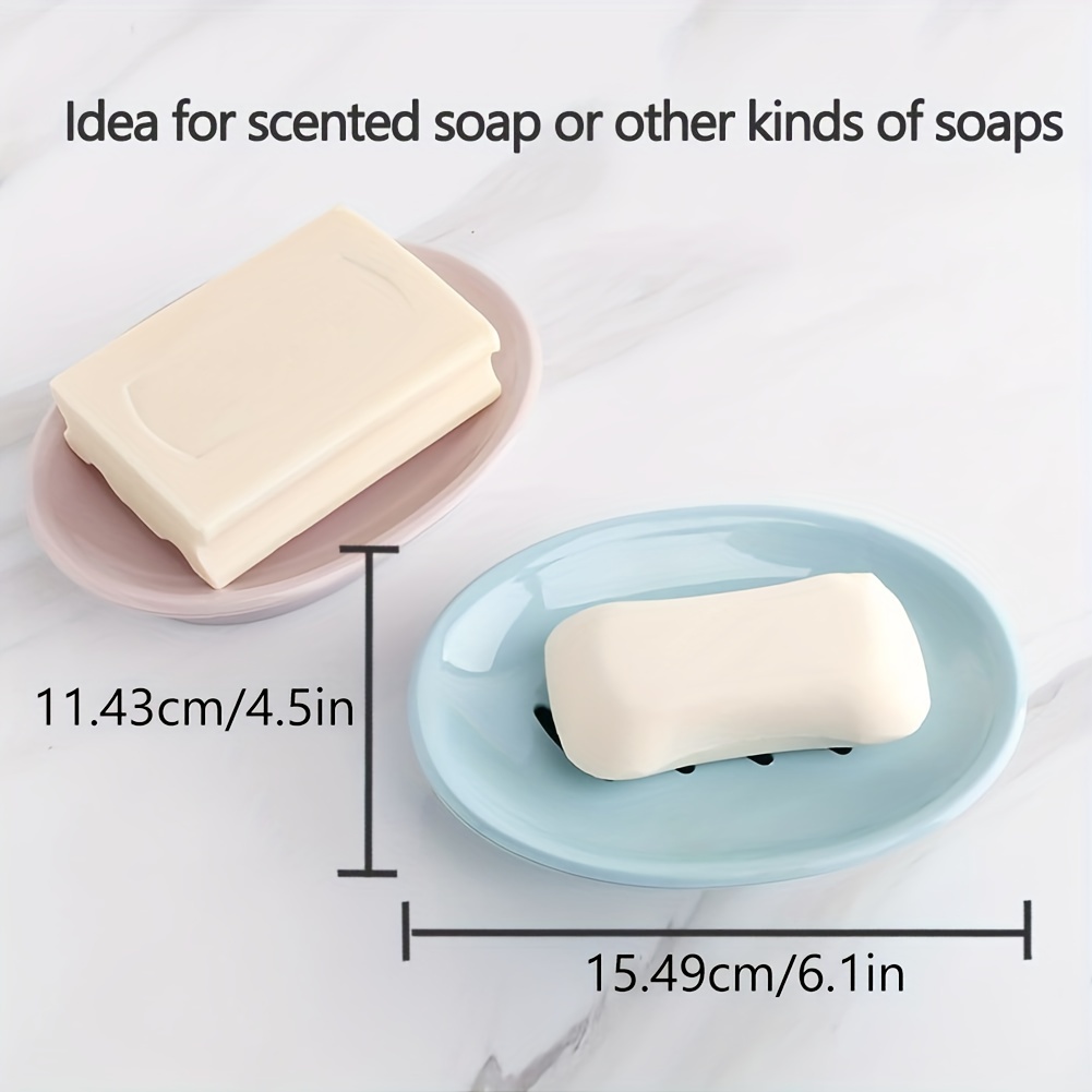 Shower 2PCS Soap Savers for Bar Soap Bar Holder Shower with Drip