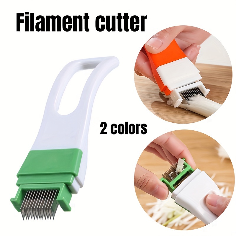 Stainless Steel Green Spring Onion Shredder Slicer Cutter Easy Handle  Vegetable Fruit Tools Gadgets Kitchen Tool