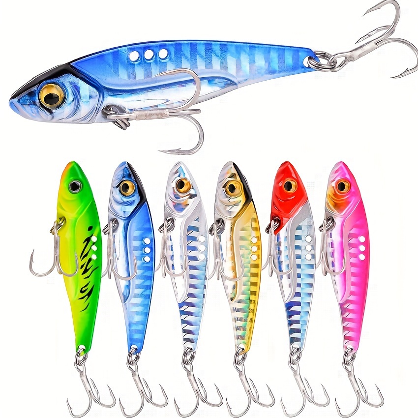 

1pc 25g Vib Blade Fishing Lure, 3.12inch/0.87oz Metal Sinking Spinner, Vibration Swimbait For Bass Pike Perch, Pesca Crankbait