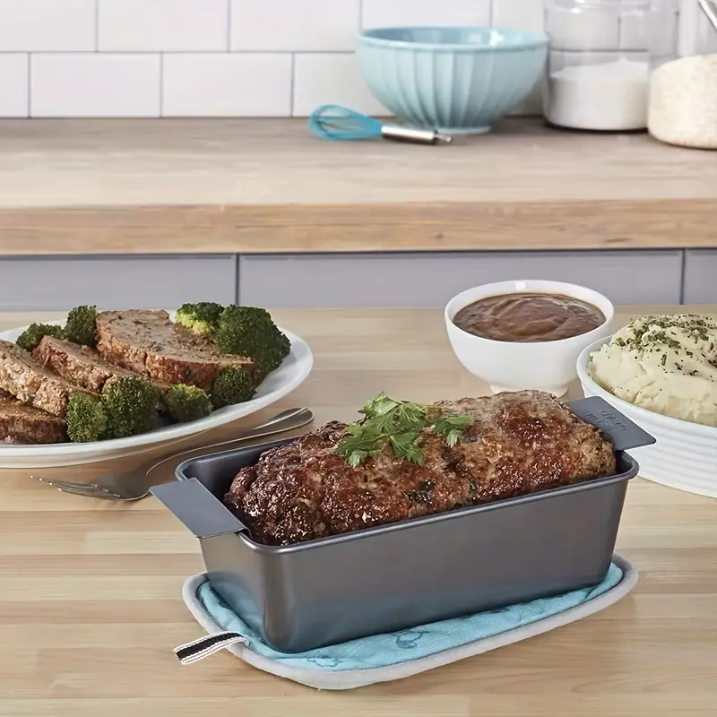 Meat Loaf Pan With Insert Large Healthy Coating Meatloaf Pan - Temu