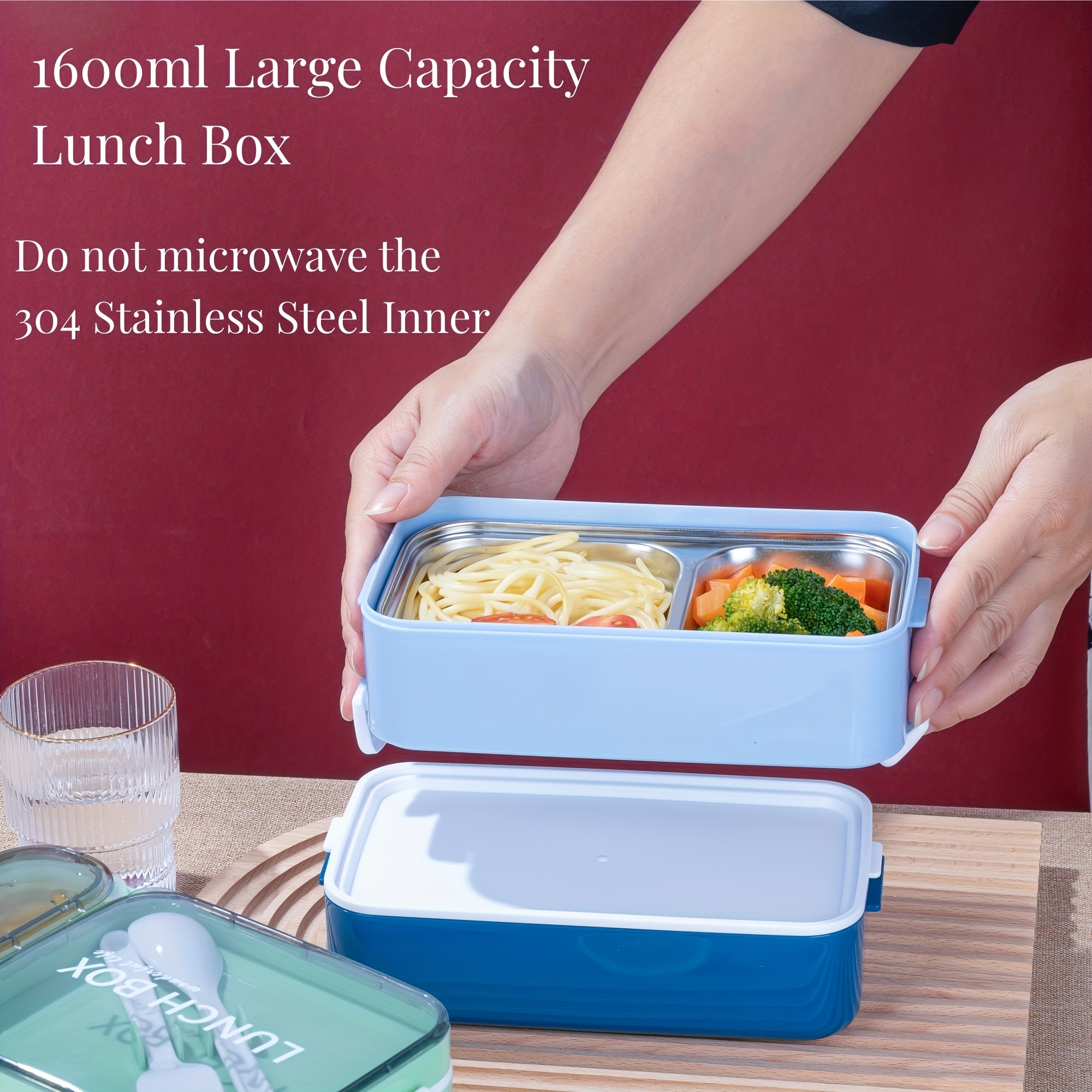304 Food Grade Insulated Lunch Box, Insulated Food Container
