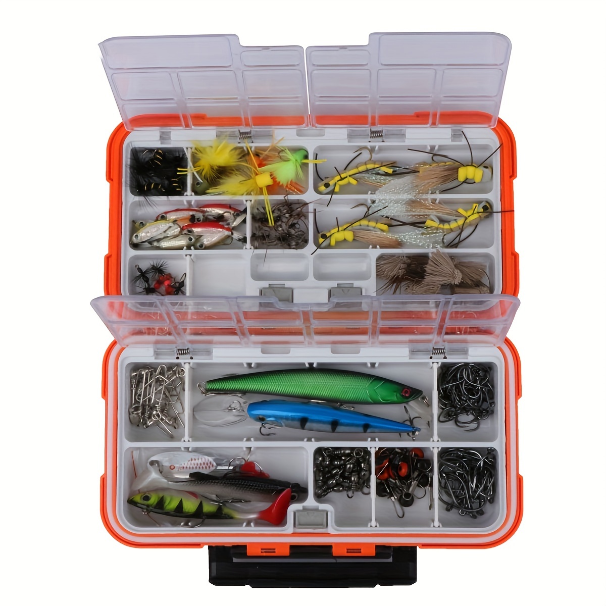 Fishing Lure Box Waterproof PP Tackle Multi Specifications Storage