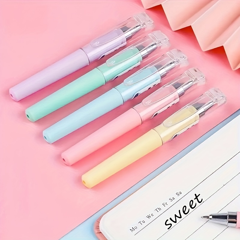 Cute And Stretchable Gel Pens Quick drying Black Ink - Temu