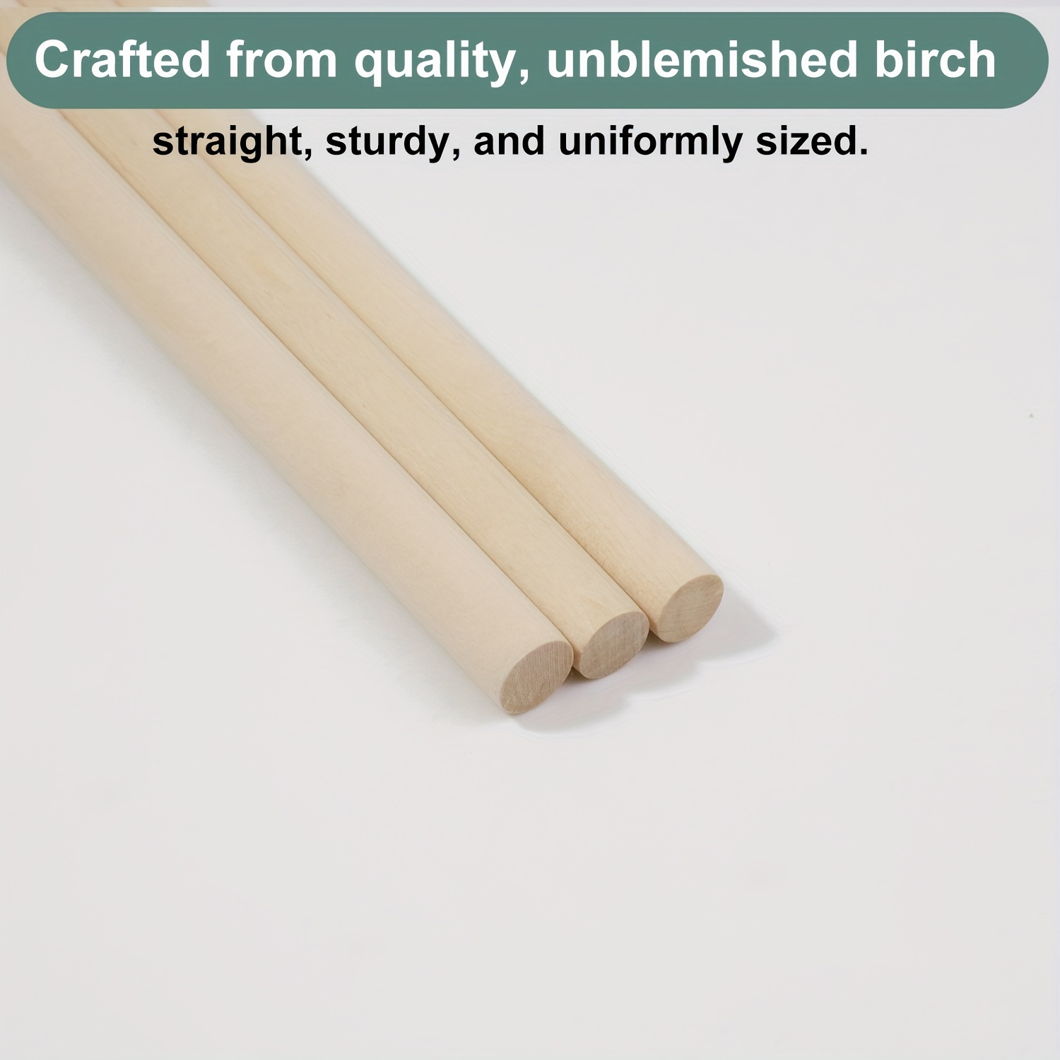 Wooden Dowel Rods, Round Natural Bamboo Dowel Rods, Wooden Dowels For Crafts,  Precut Dowels For Crafting, Hardwood Dowel Rod, Wooden Rod Sticks Doweling  Rods, Cake Dowels For Tiered Cakes - Temu Slovenia