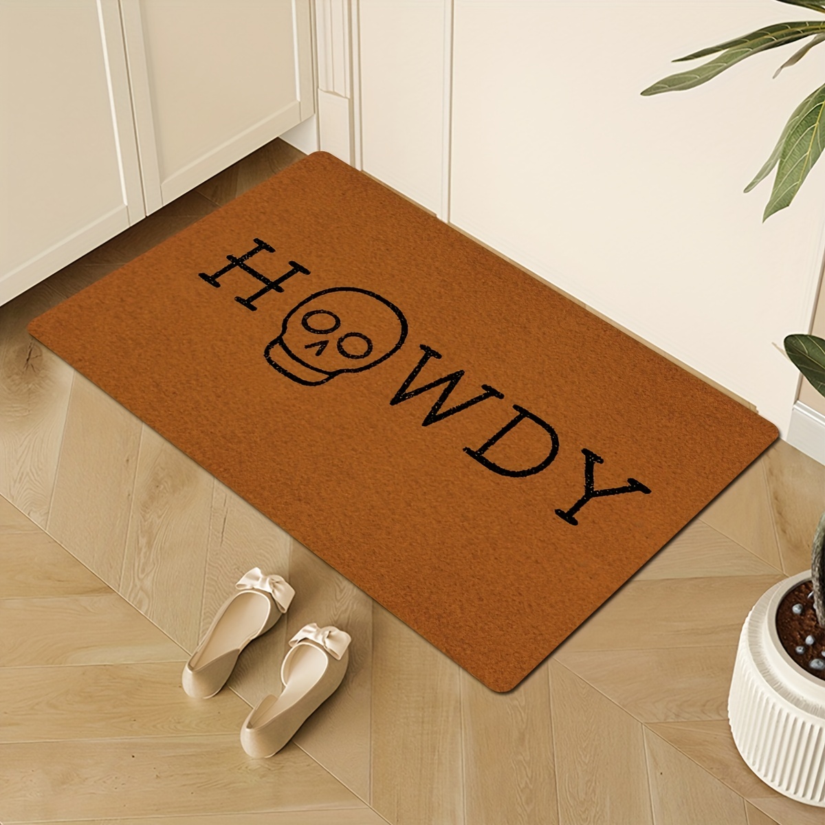 Welcome Entrance Doormat, Low Pile Indoor Outdoor Entrance Mat For High  Traffic Area, Non-slip Bathroom Mat Carpet, For Autumn Thanksgiving  Halloween Harvest Festival, Home Decor, Room Decor - Temu