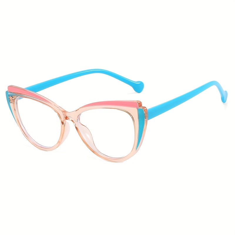 Women's Cat Eye TR90 Prescription Reading Glasses Full-rim Frame