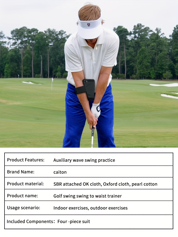 golf swing trainer waist turning aid anti deformation posture correction band golf swing practicing waist band details 8