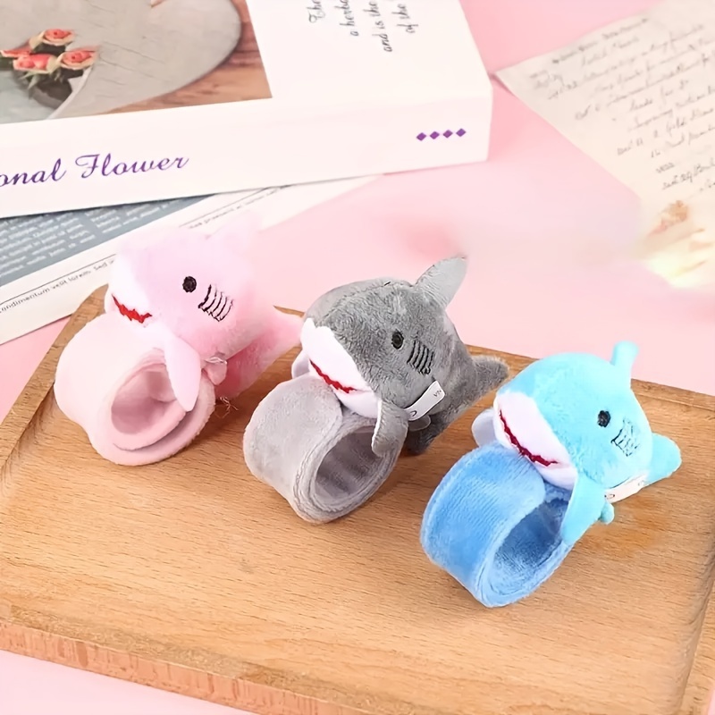 Cute Little Shark Plush Doll Diy Clap Ring Performance Prop Shark Wrist  Strap Holiday Party Decoration Prop Christmas Gift Birthday Gift, Check  Out Today's Deals Now