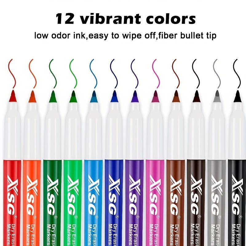 Expo Red Dry Erase Markers 12/Pack