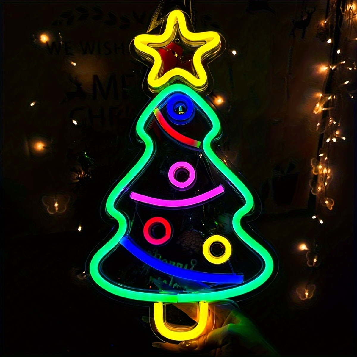 Luces LED de neón decorativas LED para fiesta en casa, navidad