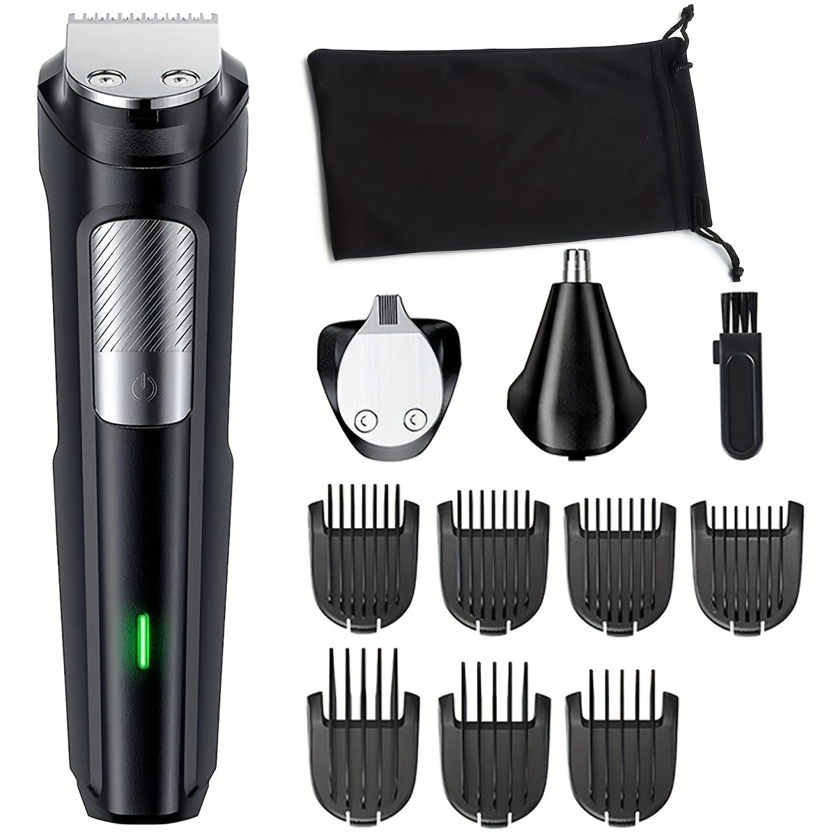 

Beard Trimmer Hair Clipper For Men, Multigroomer All-in-one Trimmer, 10 Piece Mens Grooming Kit, For Beard, Face, Nose, And Ear Hair Trimmer And Hair Clipper, No Blade Oil Needed