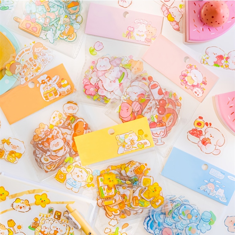 Creative Cartoon Cute Stickers For Scrapbooking Diy - Temu