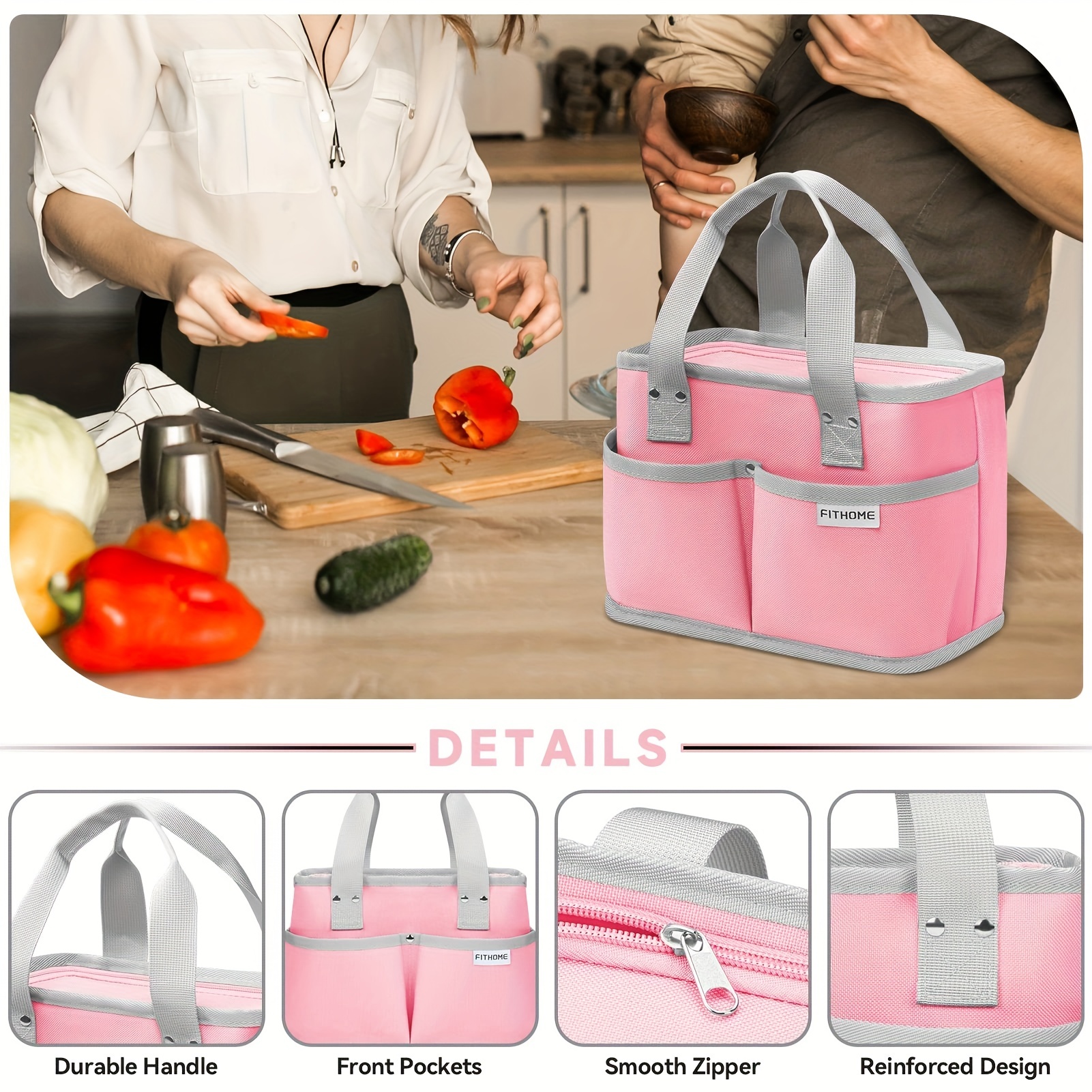 Leakproof Insulated Lunch Bags For Women And Men - Reusable