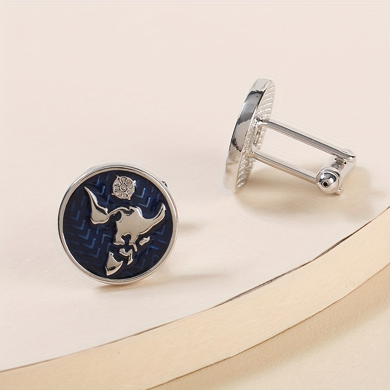 Map Cufflinks Mens Shirt Stud Cufflinks