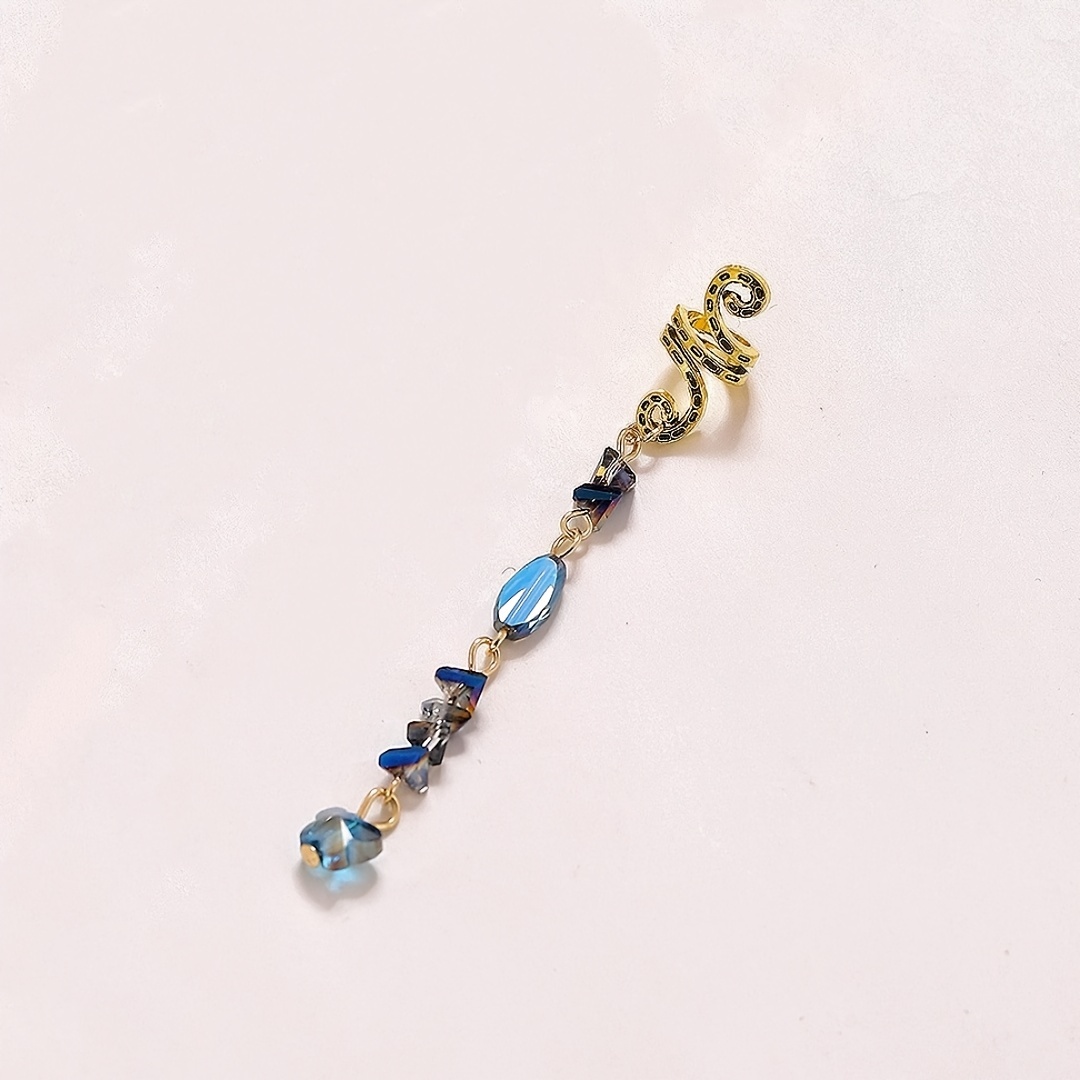 Crystal Tassels Hair Ring Jewelry Braids Pendant Dreadlock Accessories