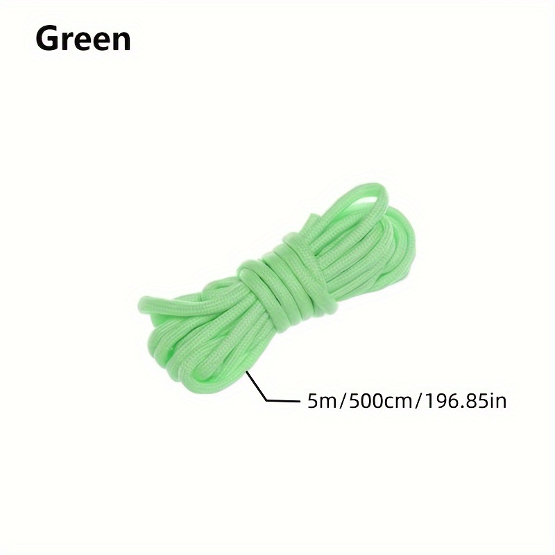 4mm Thick 7 Core Luminous Umbrella Rope 5m 10m Outdoor Umbrella