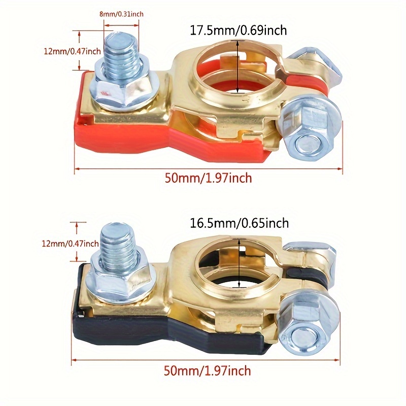 Terminali Batteria Per Auto Morsetti Ricambi Auto Strumenti Principali Per  Connettori Multiporta UTV 12V 6V 24V Per Cavo Da Regata
