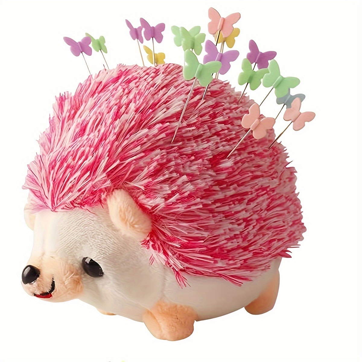 Wholesale Pink Hedgehog DIY Stuffed Animal Sewing Kit for your store - Faire