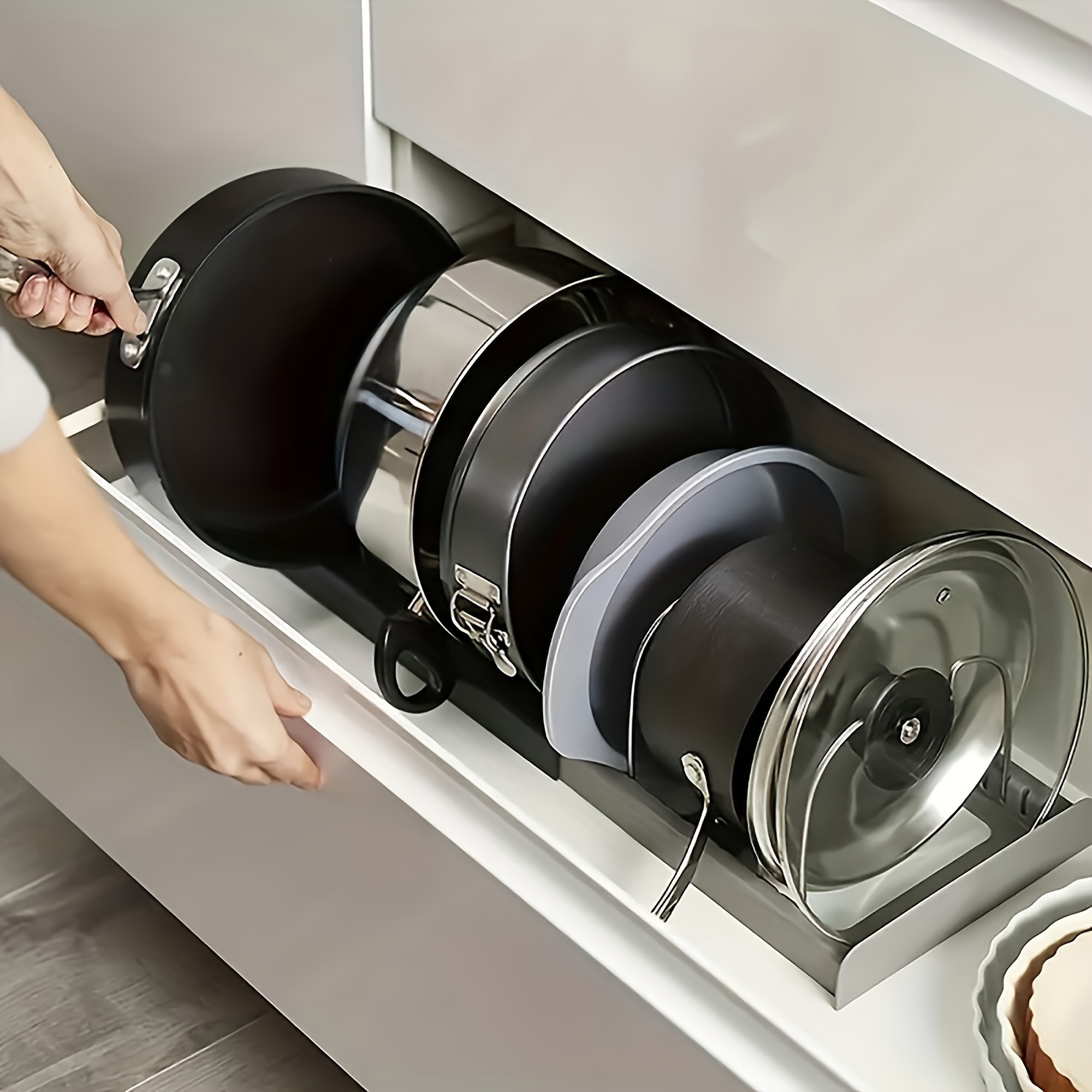 Organizador de rollos cocina ajustable a estantes. De la casa JosephJo –  Gadgets Para Cocinar