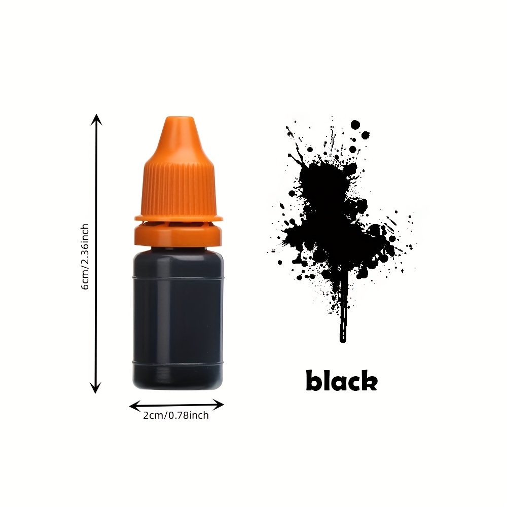 Tinta de sello premium - Tinta de sello de goma - Tinta de sello recargable